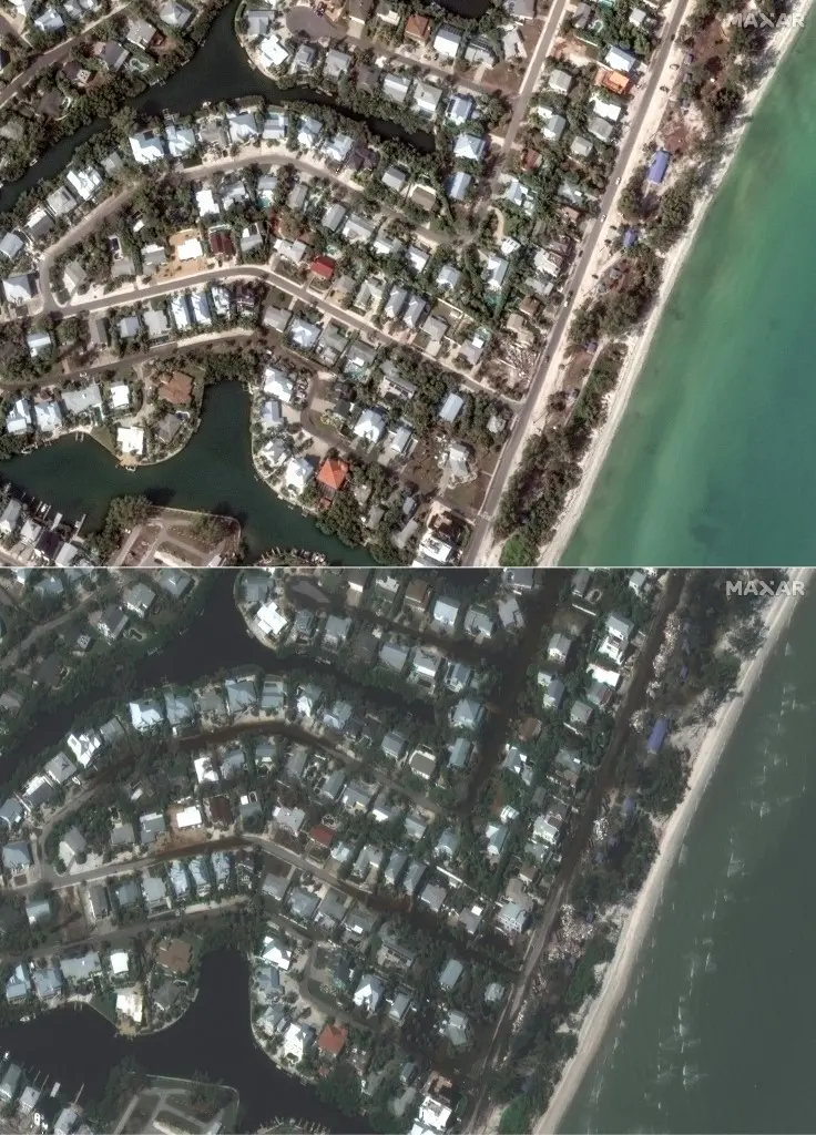 Furacão Milton: veja imagens do impacto da tempestade após passagem na Flórida