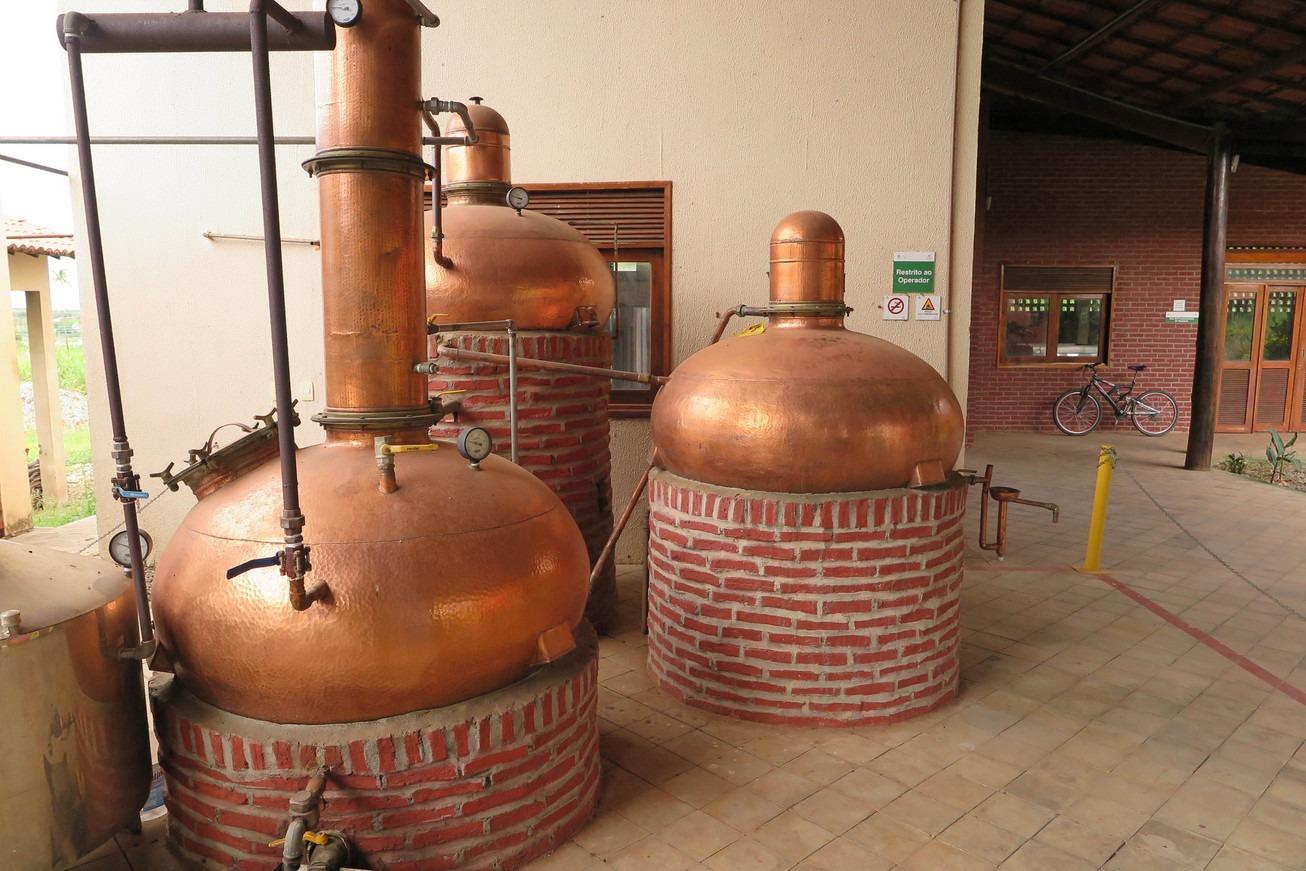 Caldeiras de cobre para processamento da cana-de-açúcar