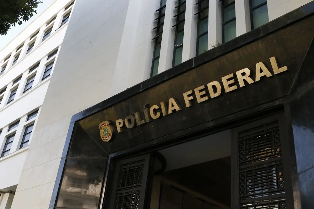 Fachada da Polícia Federal