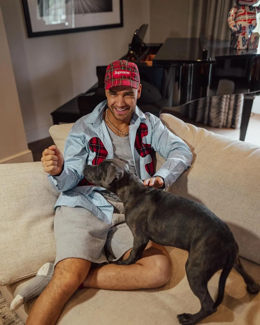 Liam deixou um filho, com 7 anos