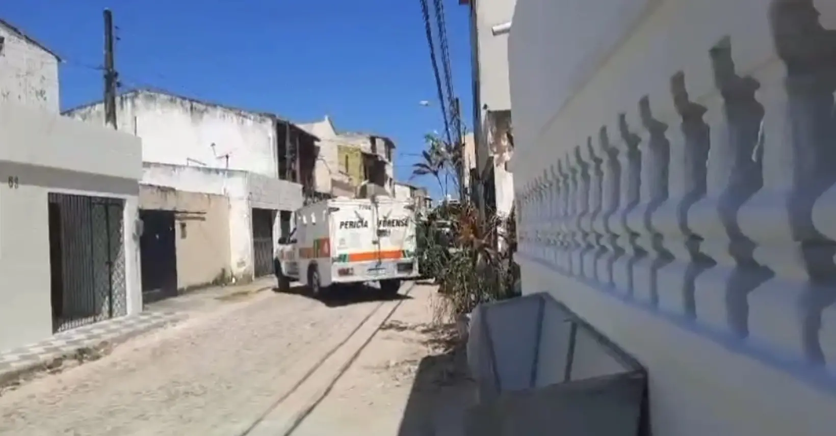 Perícia Forense esteve no local