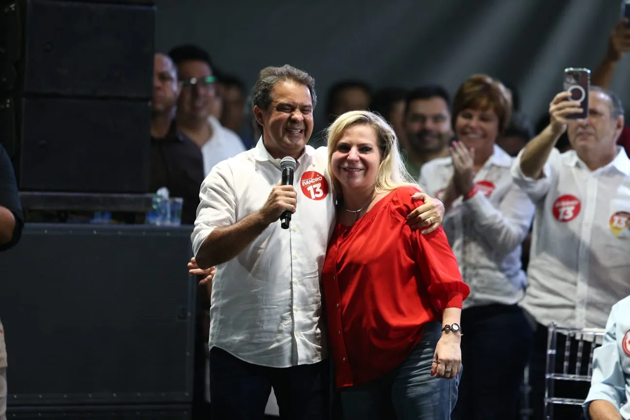 Luizianne compareceu pela primeira a um evento de campanha de Evandro Leitão na campanha de Fortaleza no dia 11 deste mês