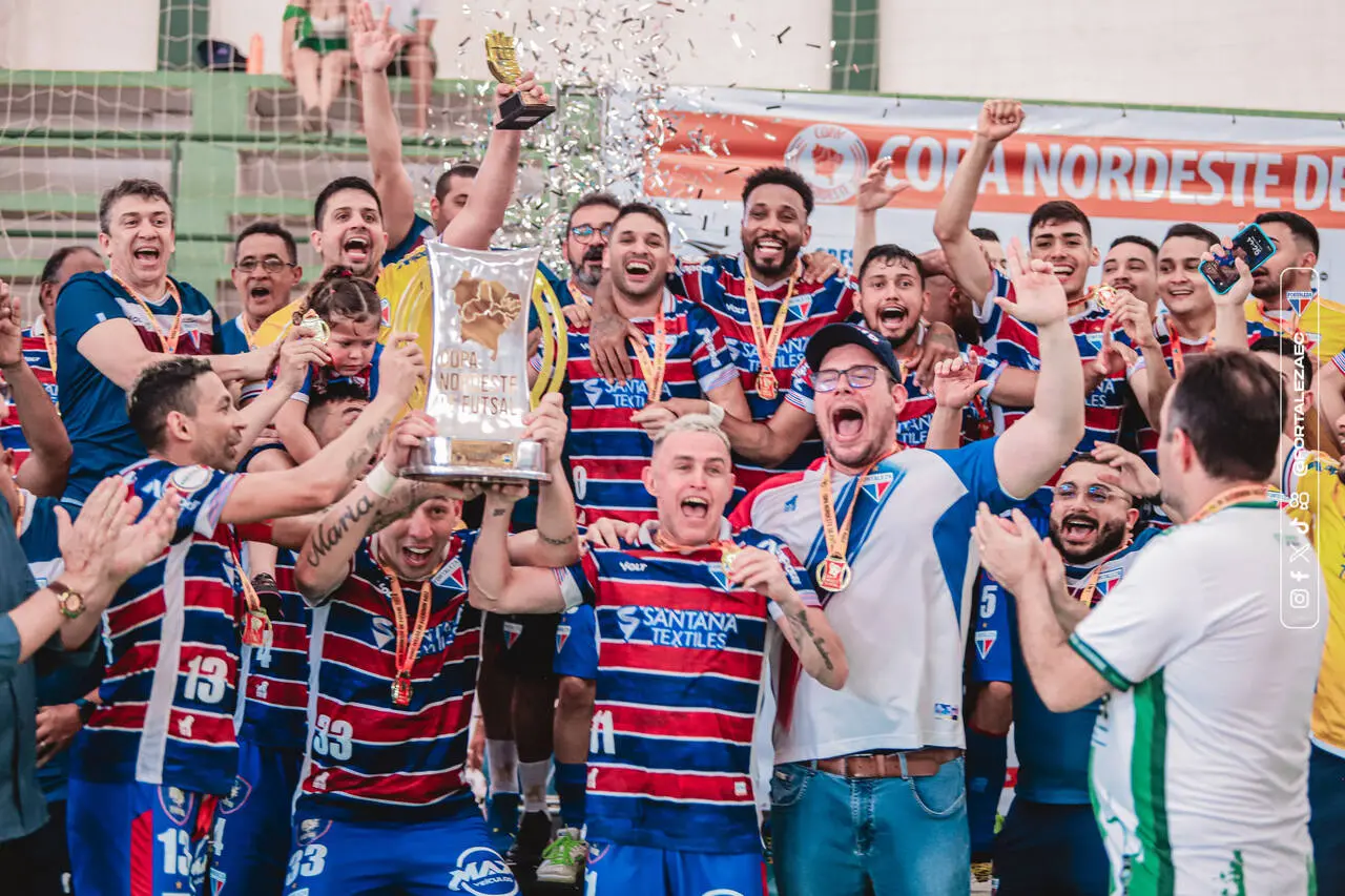 Imagem da notícia: Fortaleza vence São João do Jaguaribe e é campeão da Copa Nordeste de Futsal 2024