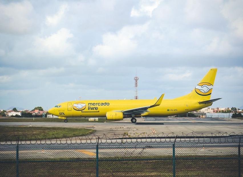 Avião do Mercado Livre