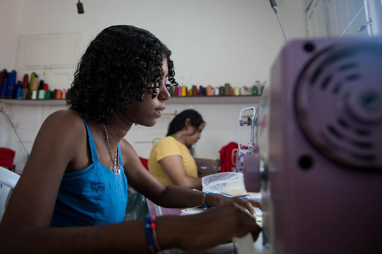 Hoje, a associação recebe majoritariamente meninas e mulheres jovens, de 18 a 25 anos