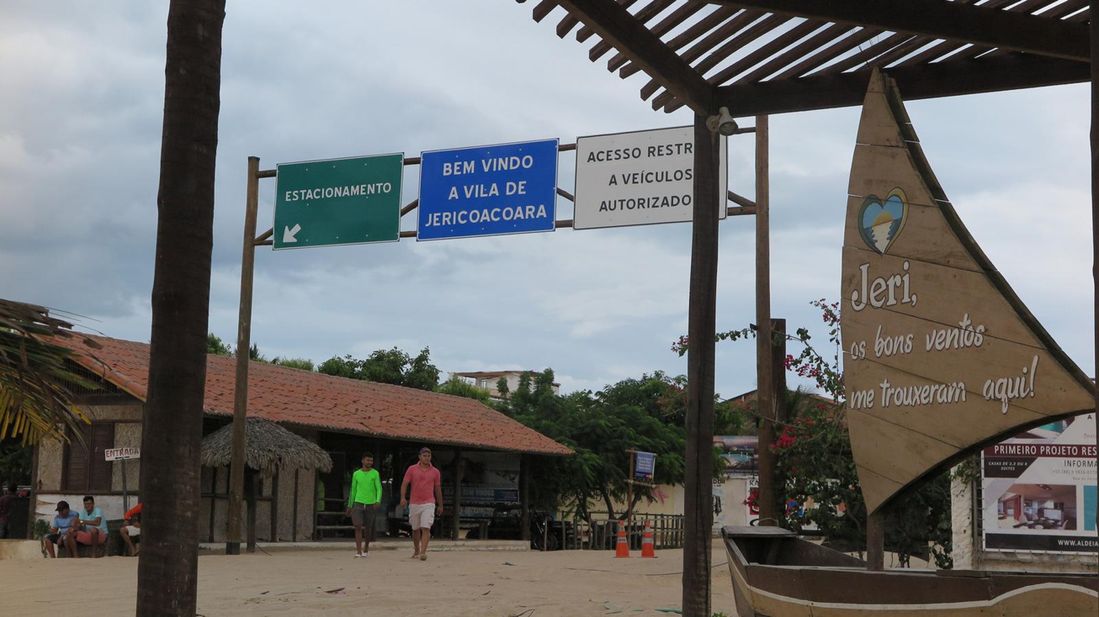 Entrada da Vila de Jericoacoara