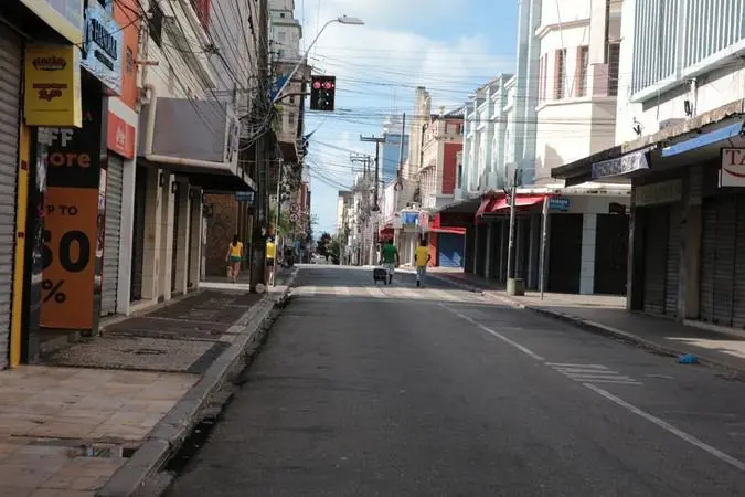 Comércio de rua no Centro de Fortaleza