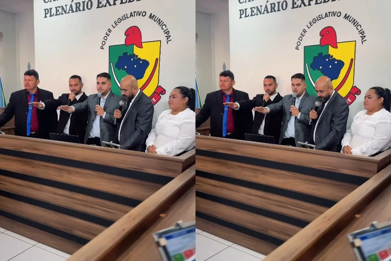 Posse de prefeito e vice em Pacujá