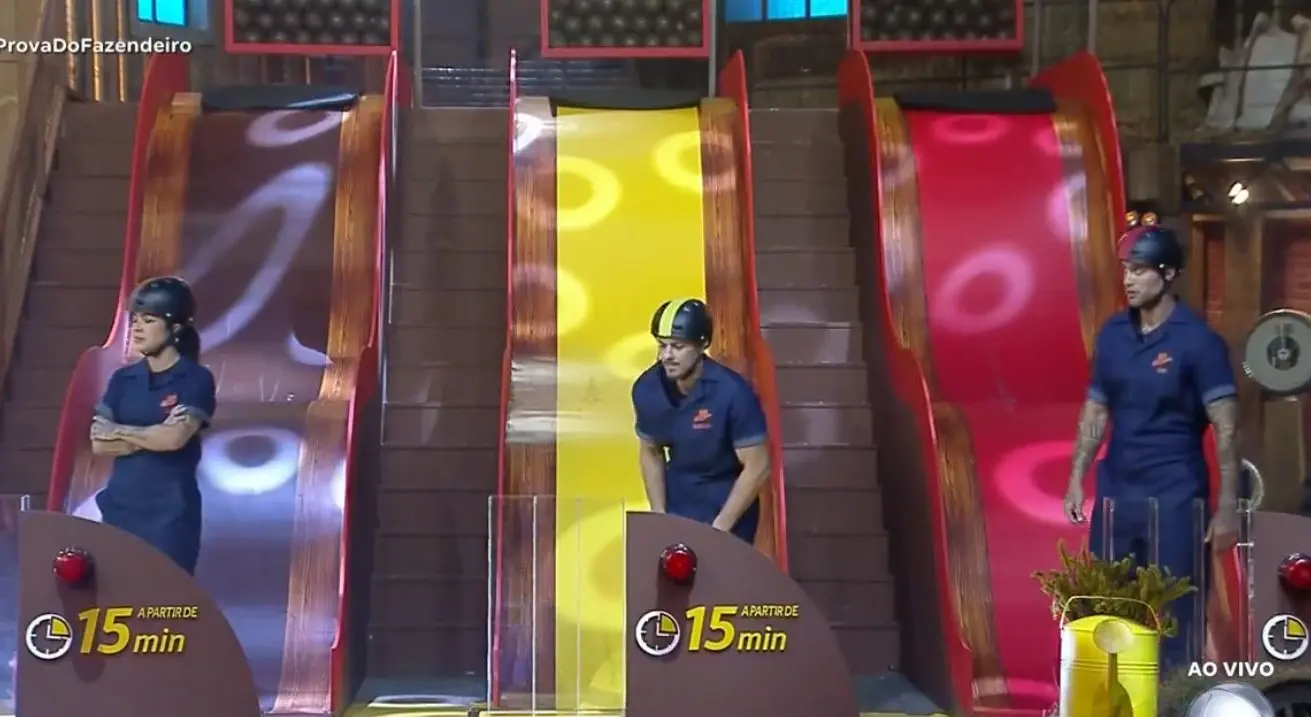 Luana, Sacha e Yuri disputaram a prova