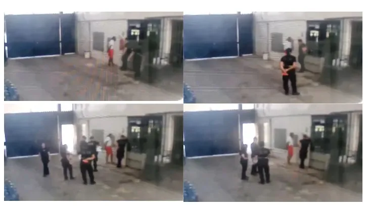 Trecho de uma das conversas entre o policial e presos observadas pelos investigadores