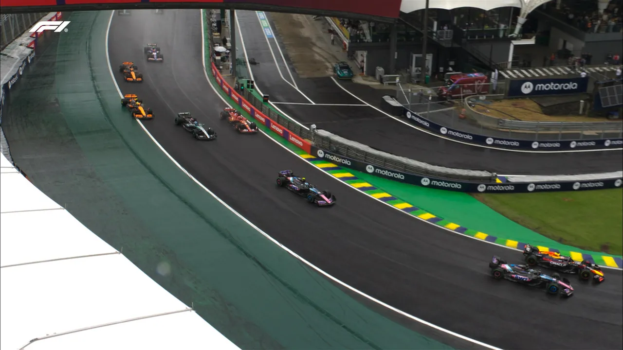 O GP Brasil foi muito disputado e com trocas de posições na liderança