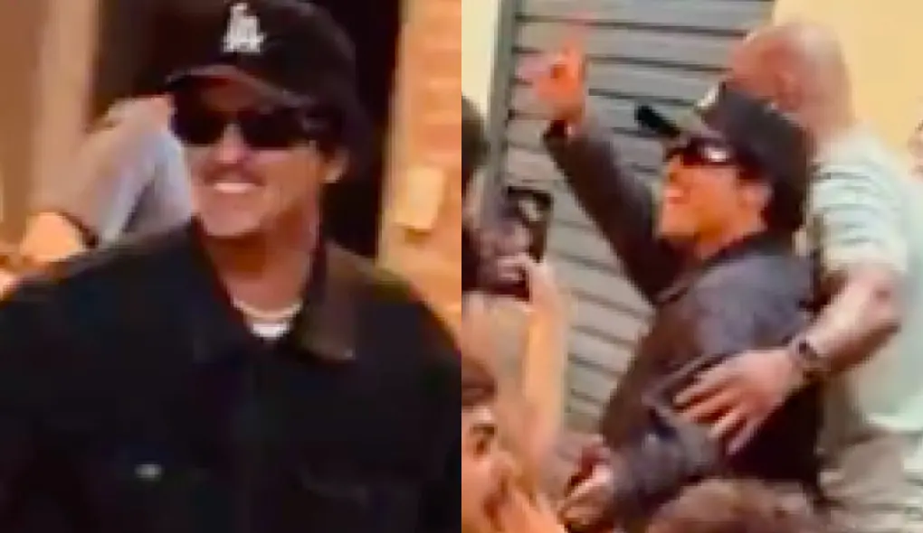 Bruno Mars está em Belo Horizonte para última apresentação no Brasil