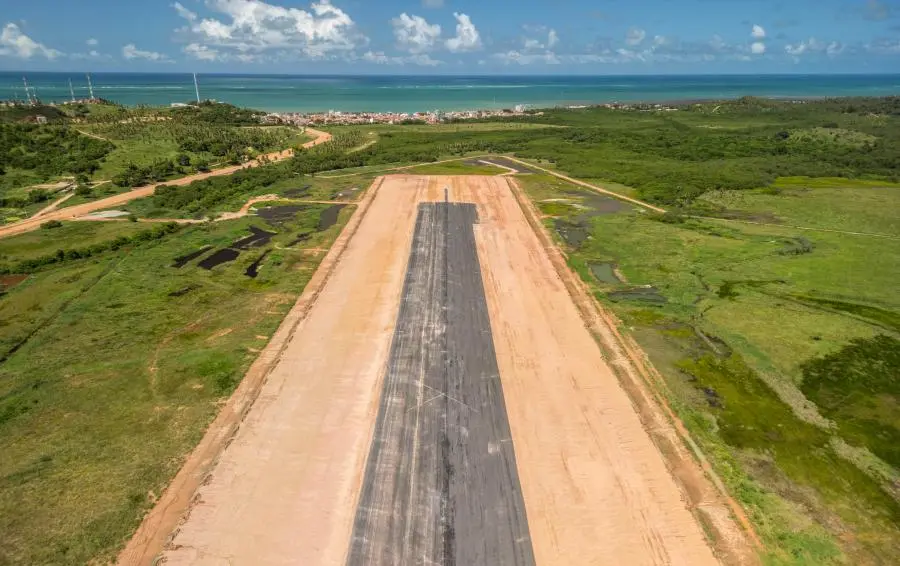 obras do aeroporto de maragogi