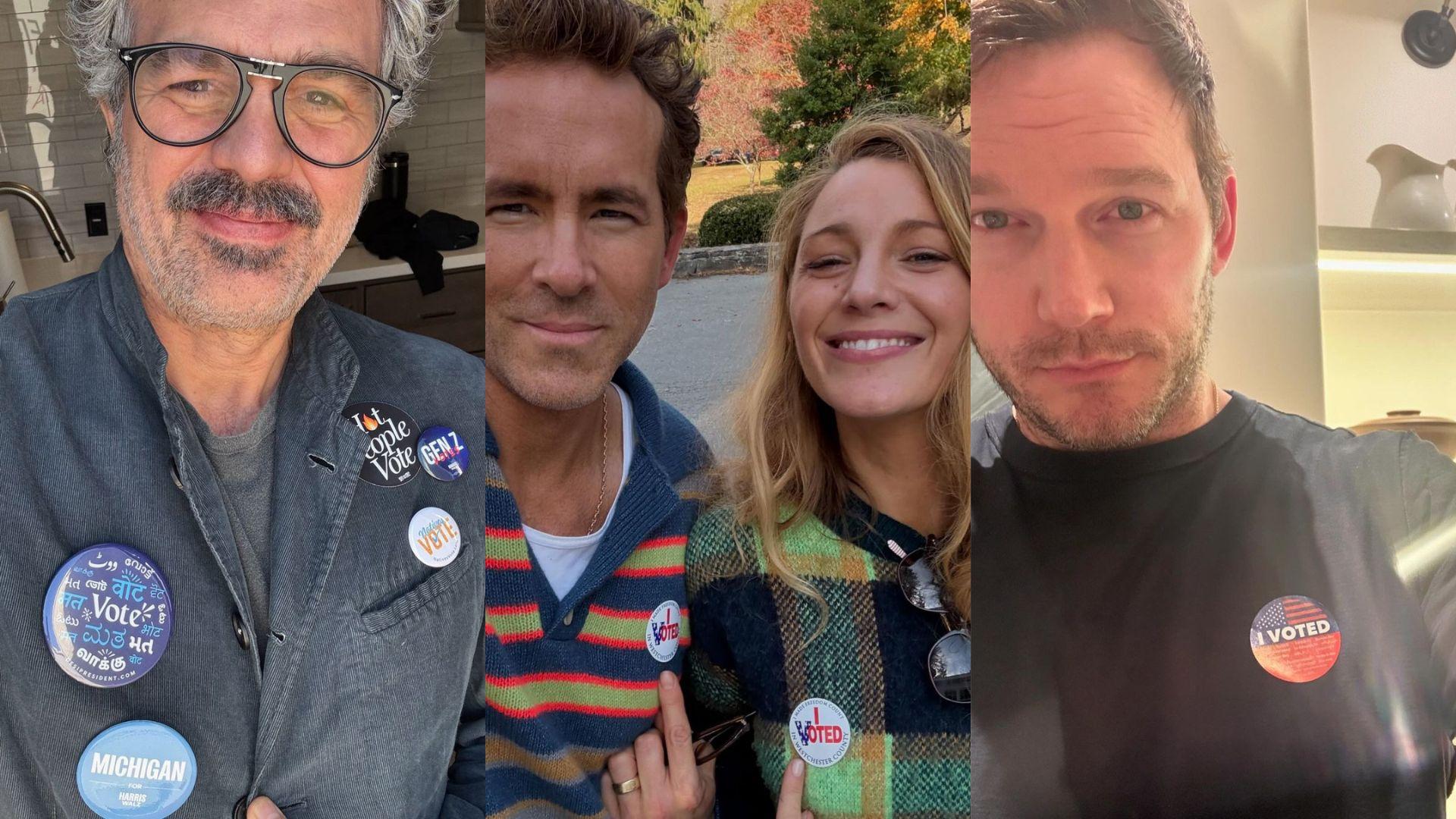 Famosos votam nesta terça