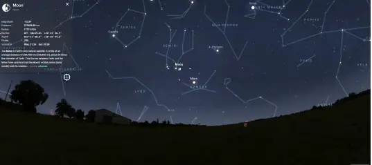 Conjunção faz com que objetos celestes pareçam estar próximos