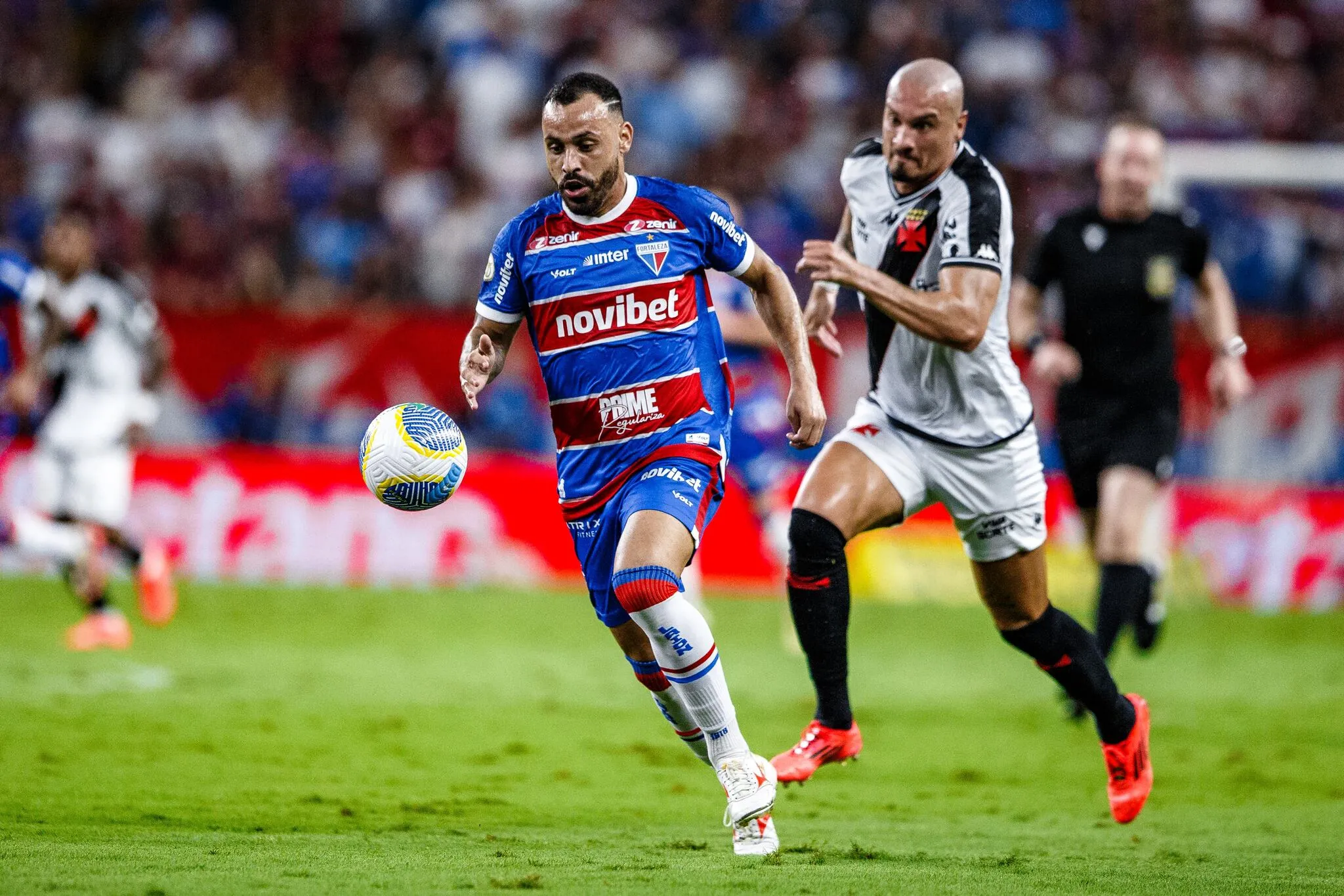 Moisés durante Fortaleza x Vasco