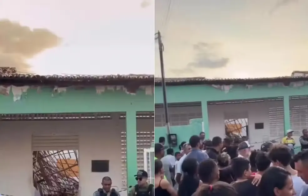 Idoso morre após teto desabar durante forró para idosos, em Teresina