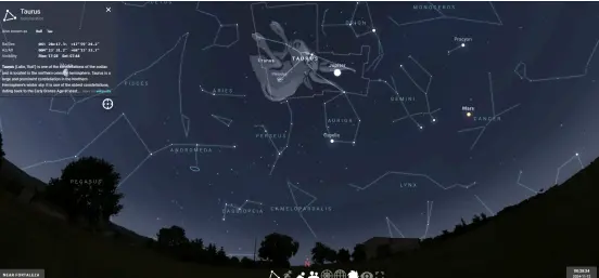 Posicionamento do céu