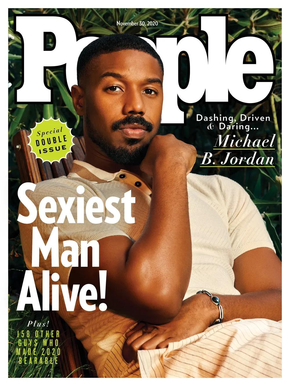 Capa da People com homem mais sexy de mundo em 2020: Michael B. Jordan