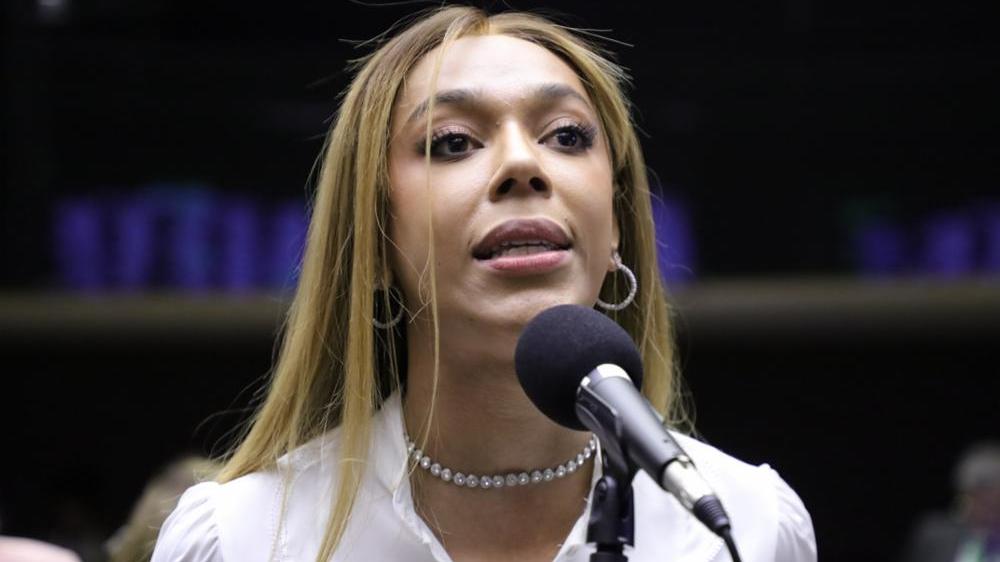 Érika Hilton na Câmera dos Deputados