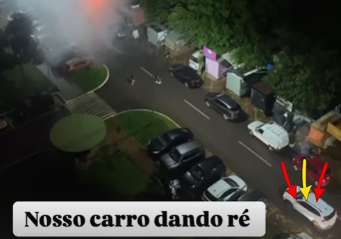 Carro dando ré