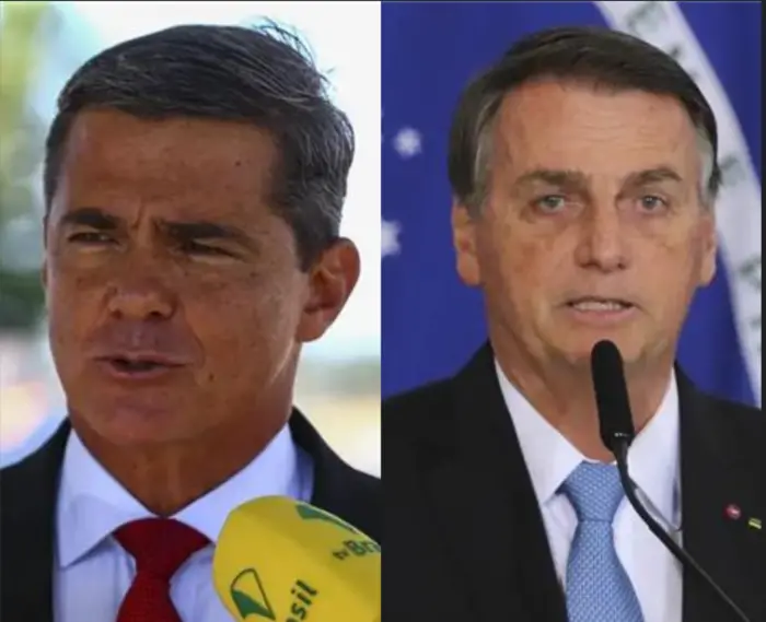 Mário Fernandes e Jair Bolsonaro