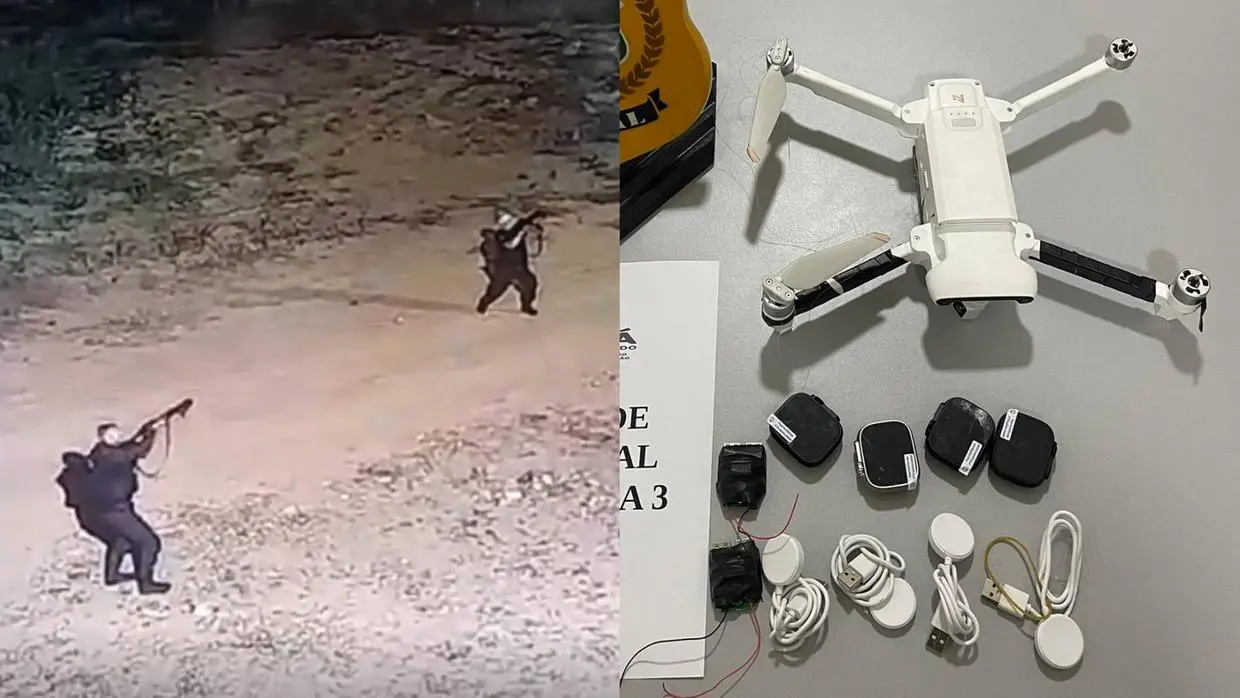 O drone foi abatido por tiros efetuados por policiais penais, no dia 19 de agosto deste ano