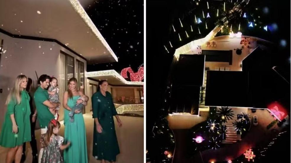 Virginia Fonseca mostra detalhes da decoração de Natal luxuosa em mansão;  veja fotos - Zoeira - Diário do Nordeste