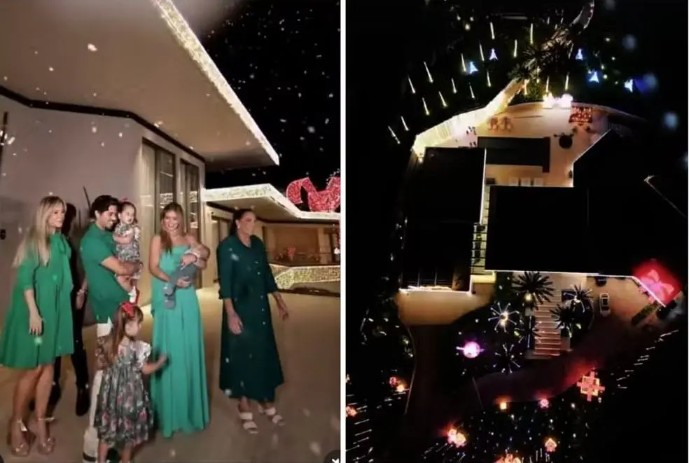 Casa da Virginia ganha nova decoração de Natal