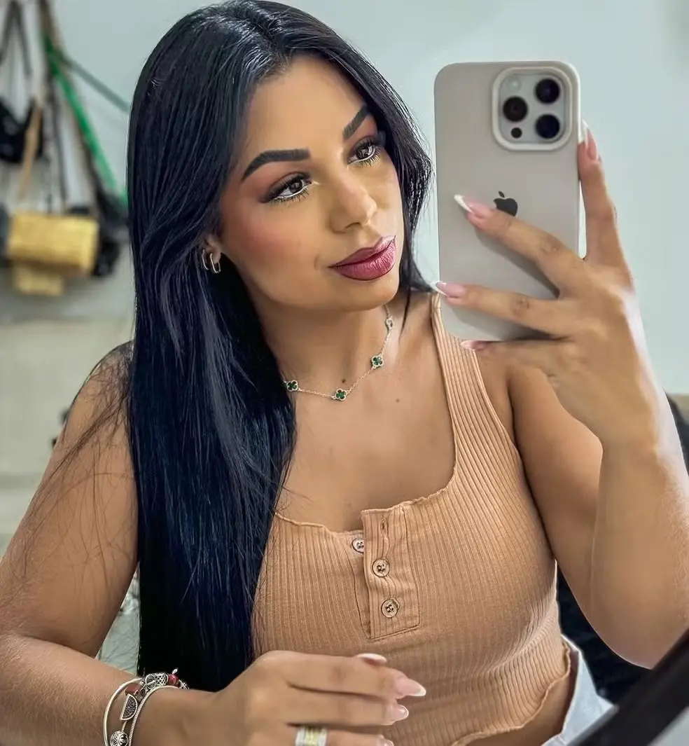Selfie da influenciadora