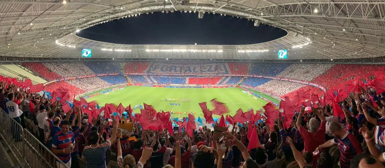 A torcida do Fortaleza mais uma vez deu um show nas arquibancadas no ano de 2024