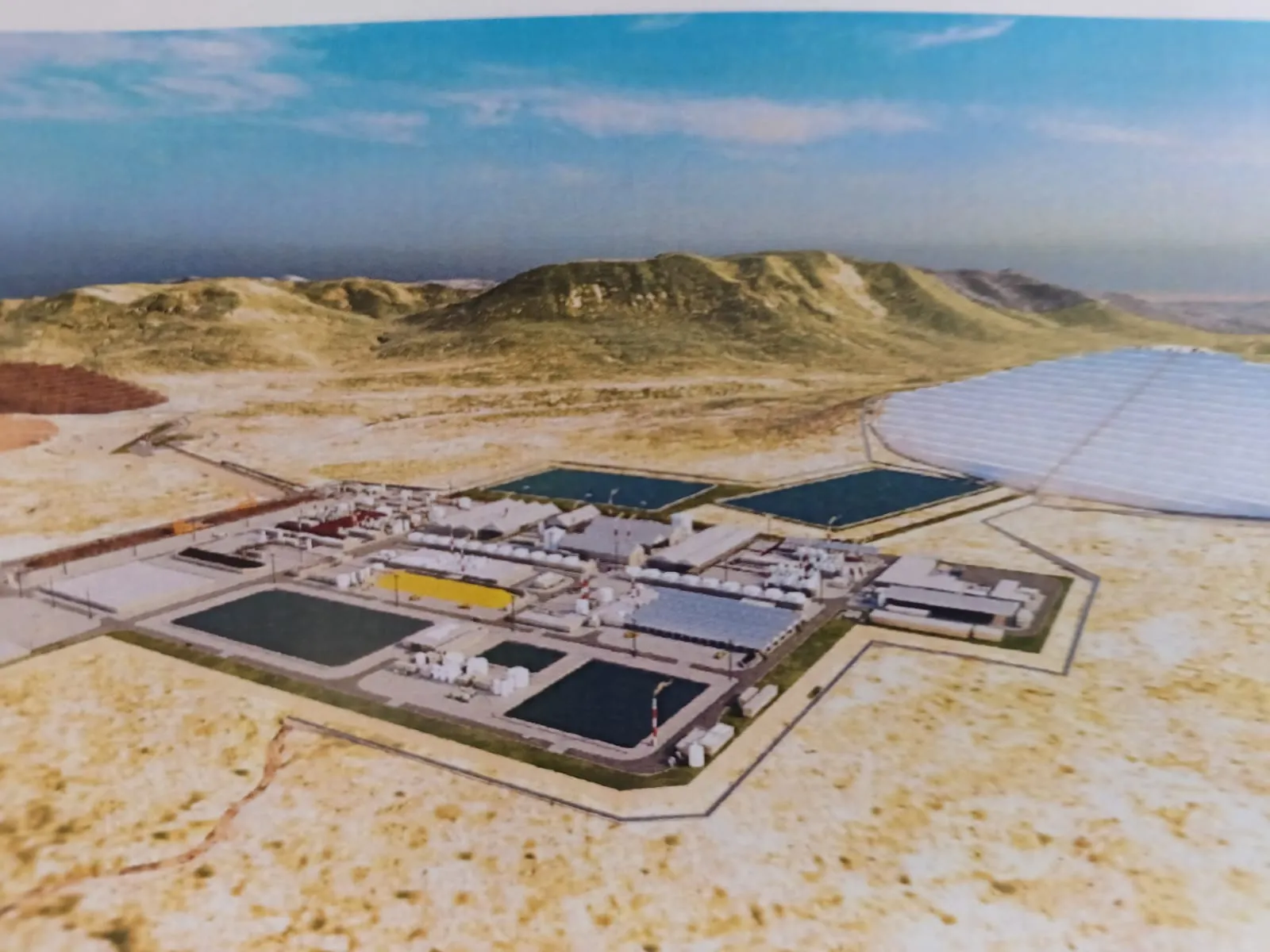 Será assim (foto) o complexo industrial de exploração e beneficiamento do fosfato e do urânio de Itataia, que aguarda a Licença Prévia do Ibama