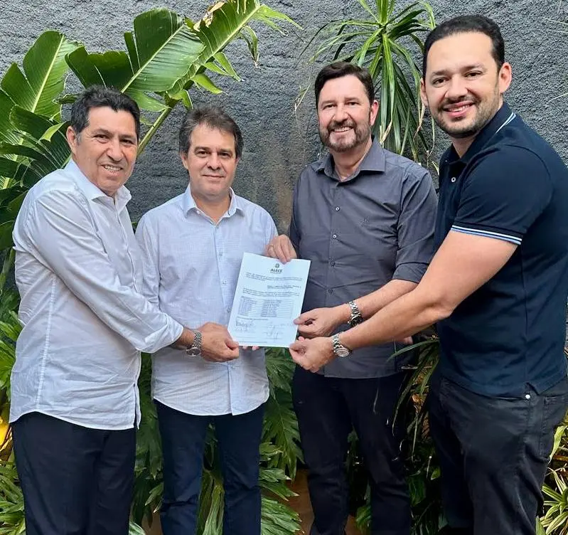 De Assis Dinis (PT), Evandro Leitão (PT), Romeu Aldigueri (PDT), Danniel Oliveira (MDB), Assembleia, presidente
