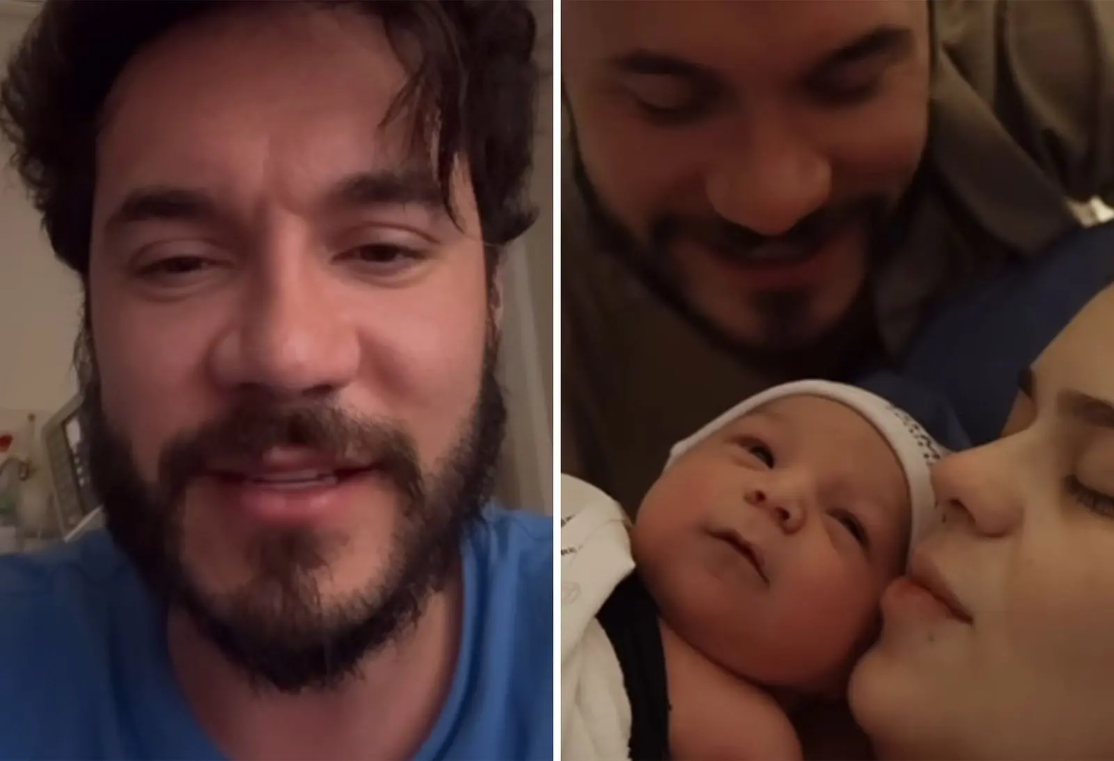 Montagem de fotos mostra Eliezer à esquerda e Eliezer, Viih Tube e Ravi à direita