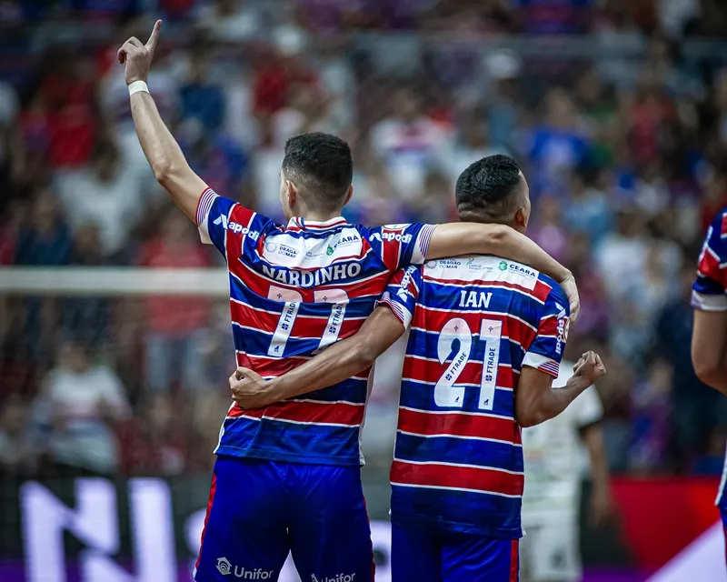 Nardinho marcou o terceiro gol do Fortaleza.