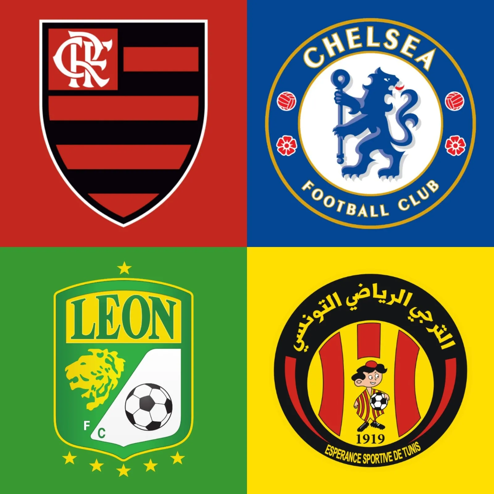 Flamengo enfrenta Esperance, Chelsea e León no Grupo D.