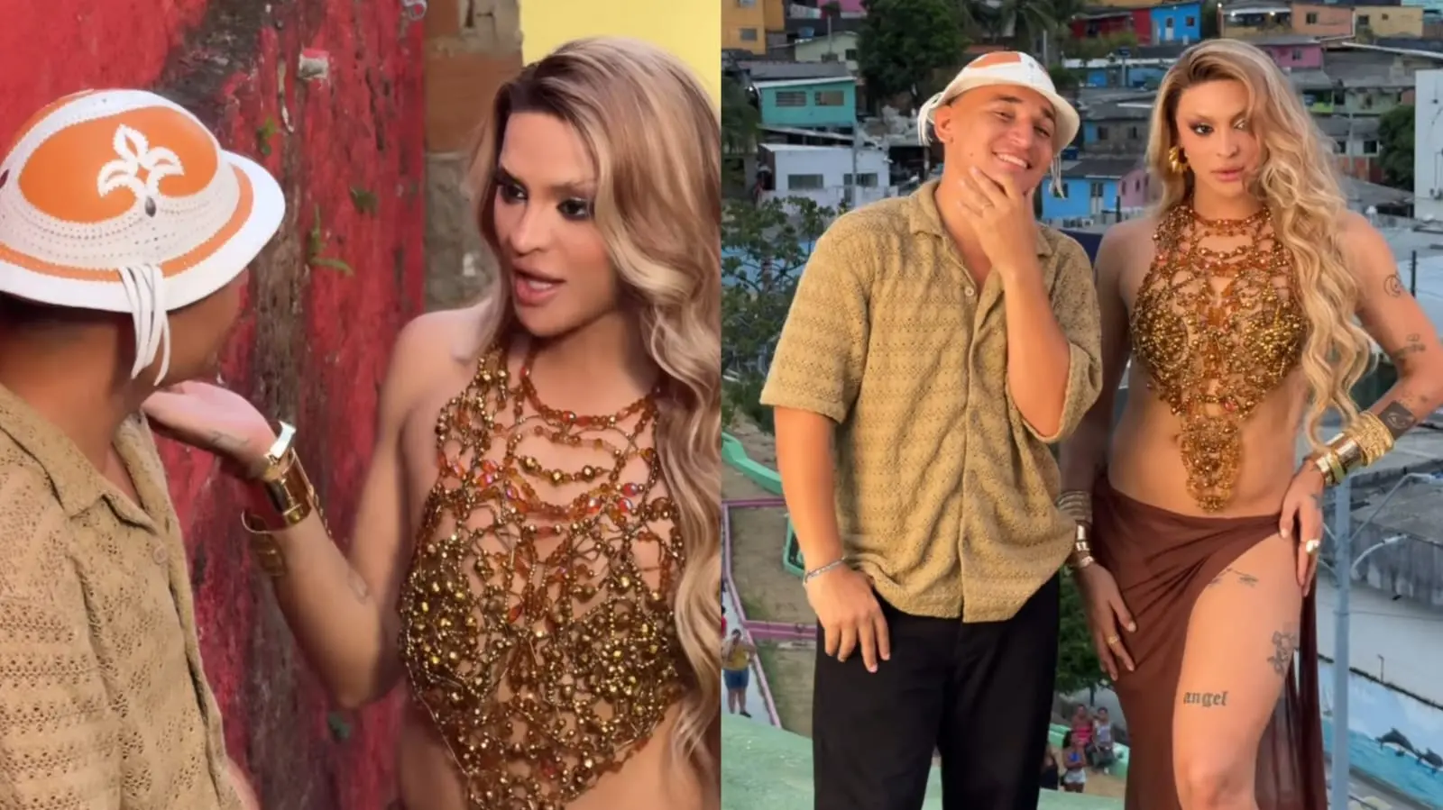 João e Pabllo interpretaram casal