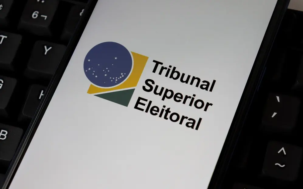 Página do TSE em aplicativo