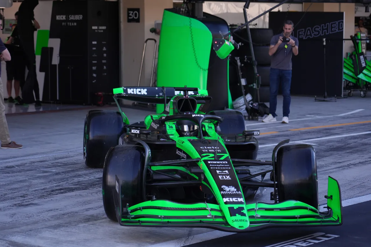 Sauber que Bortoletto realizou seus primeiros testes na F1