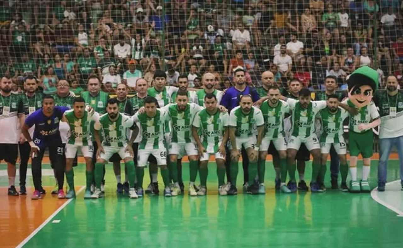 O Verdão é bi-campeão cearense de futsal