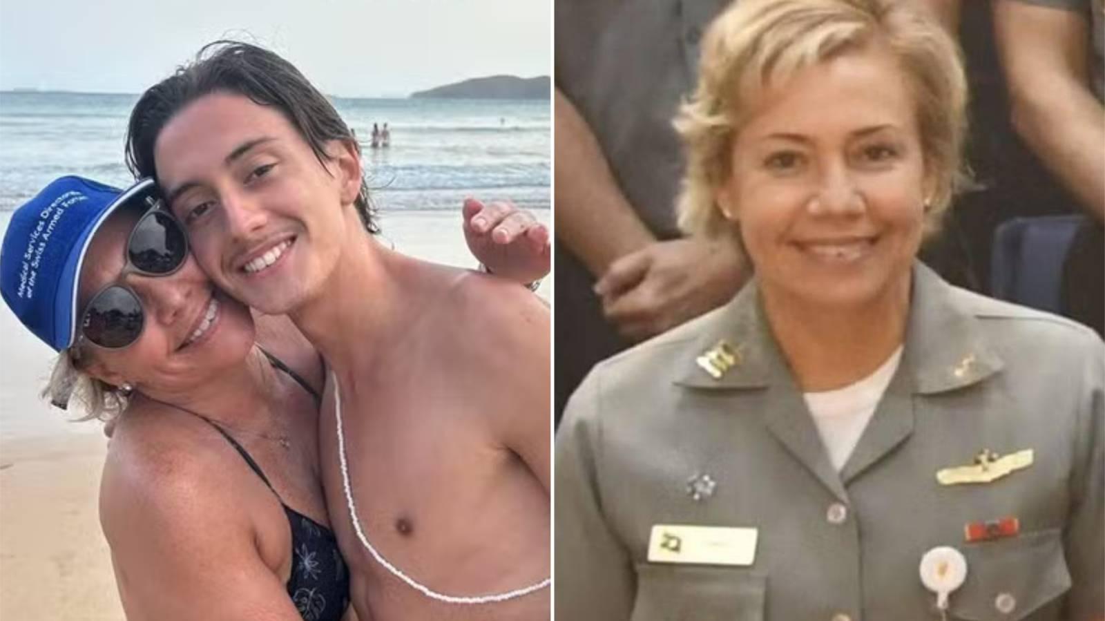 médica marinha baleada no rio e filho