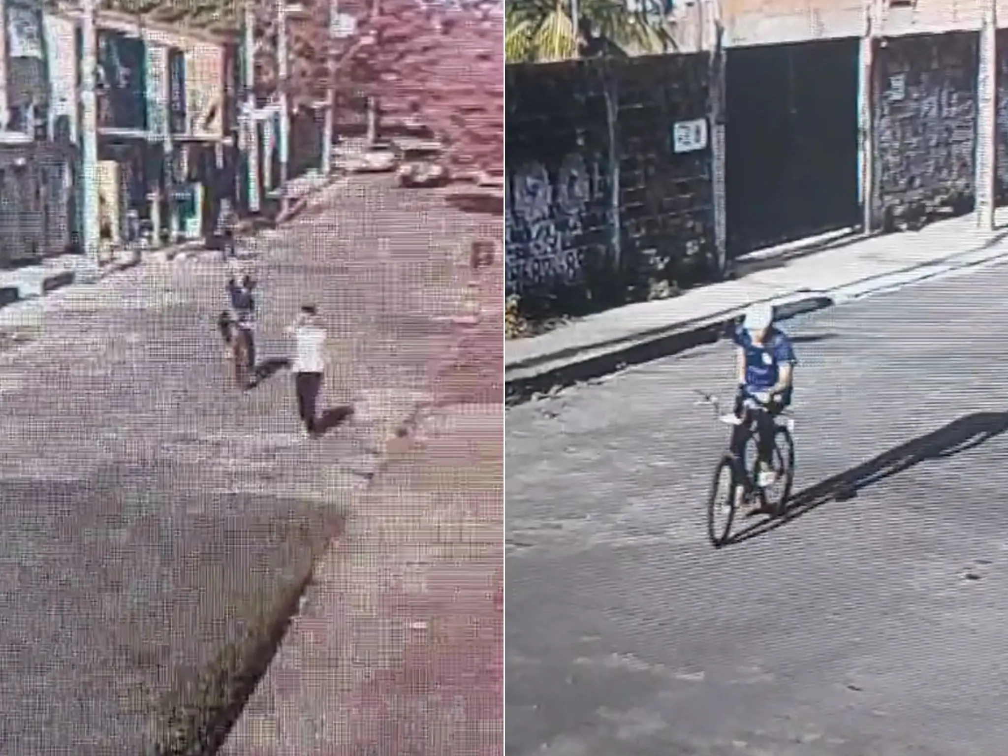 Homem que passava de bicicleta efetuou disparos contra aluna de 16 anos