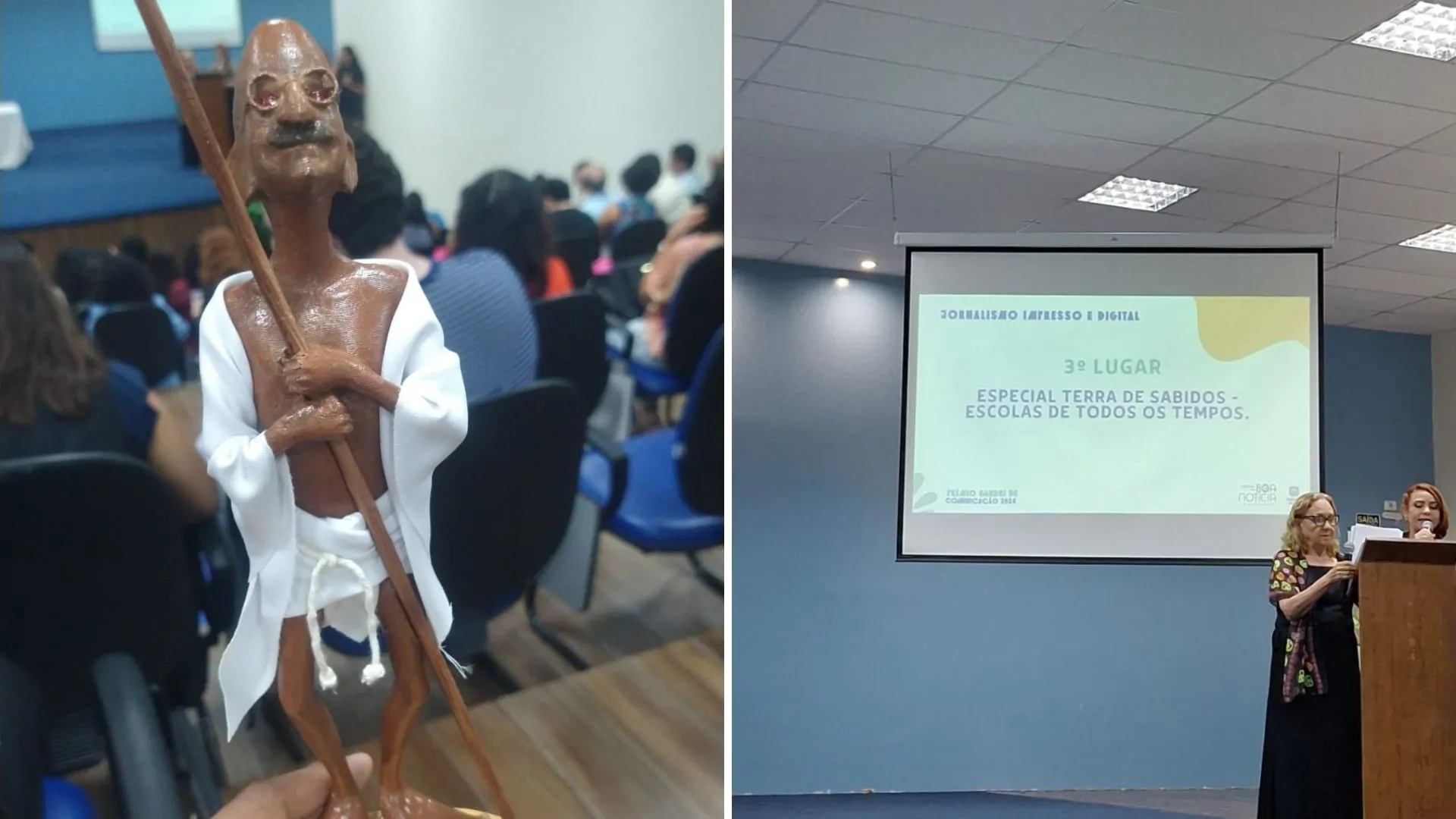 O Prêmio Gandhi de Comunicação é uma iniciativa da Agência da Boa Notícia