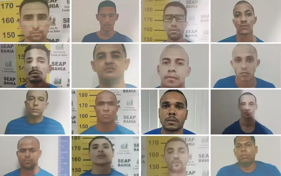 Dezesseis detentos fogem de presídio na Bahia, após invasão de homens armados