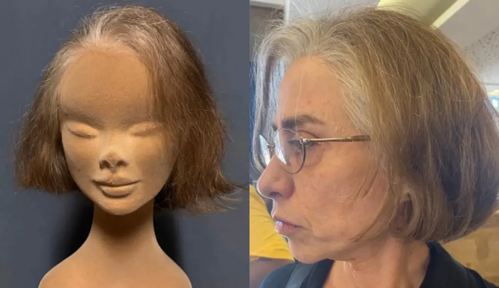 A peruca foi desenvolvida pela marca que já venceu um Oscar