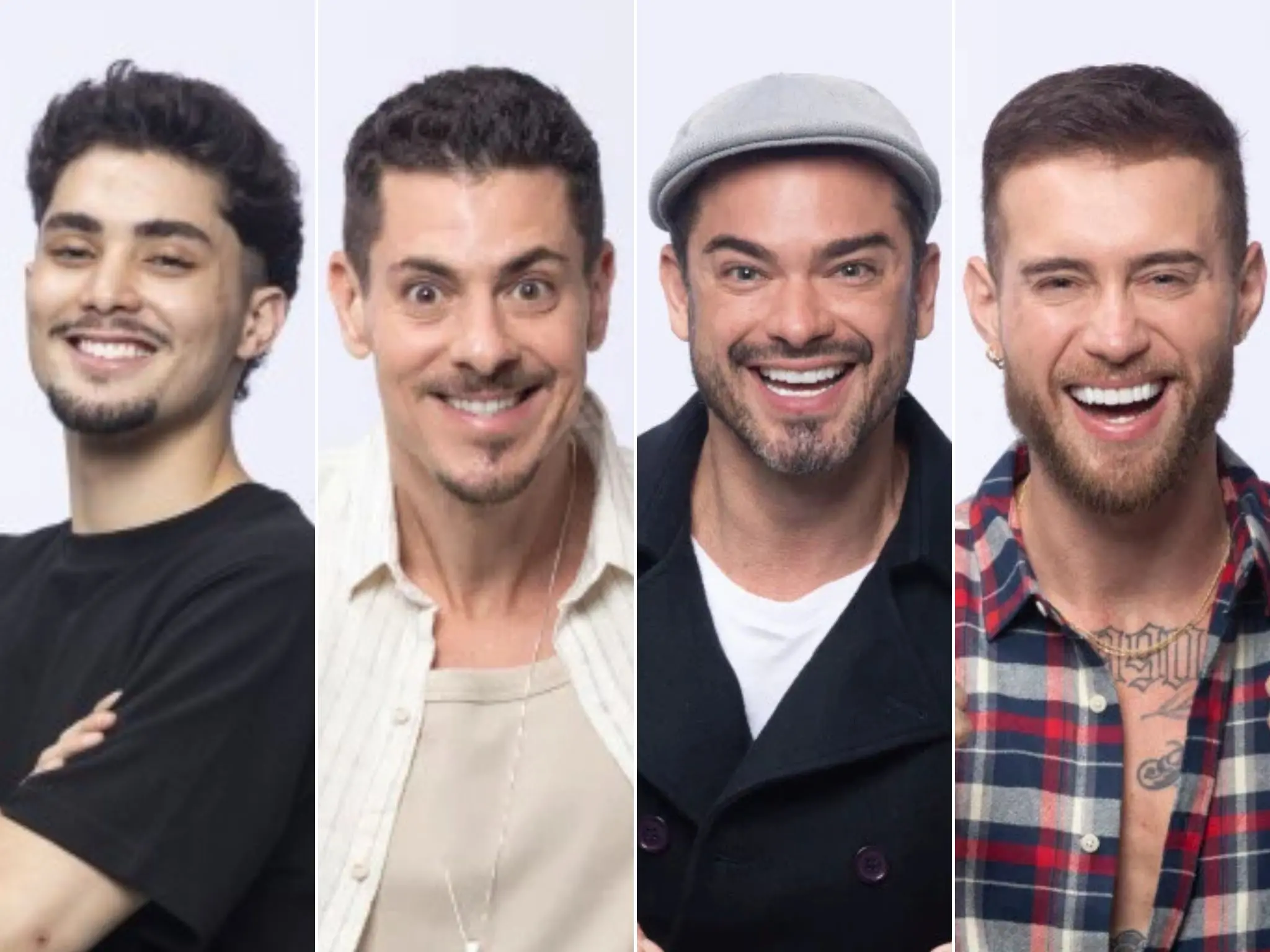 Gui Vieira, Sacha Bali, Sidney Sampaio e Yuri Bonotto estão na Final de 'A Fazenda 16'