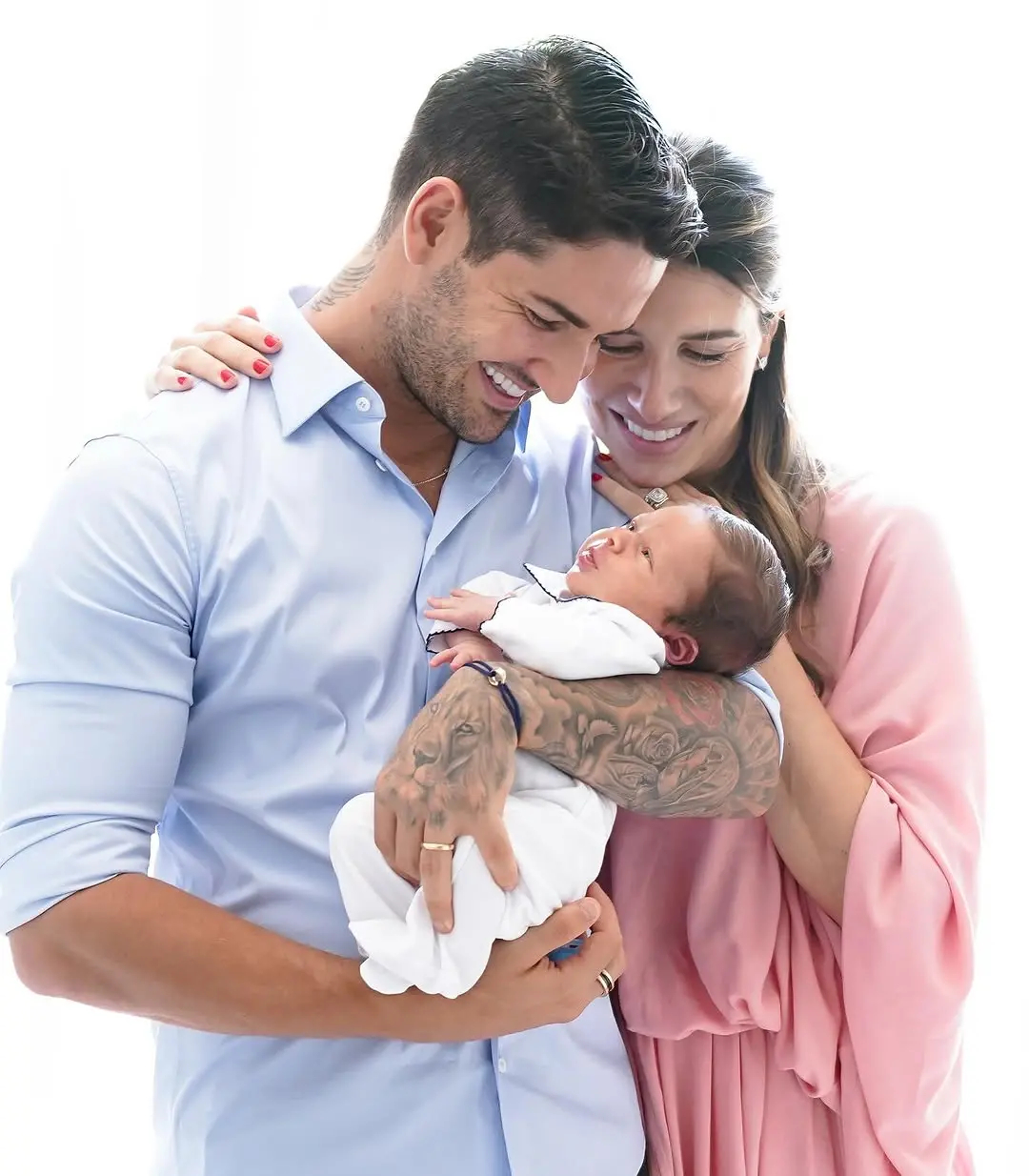 Rebeca Abravanel com Pato e Benjamin