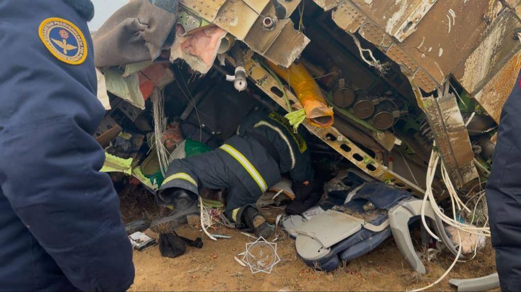 Avião que caiu no Cazaquistão