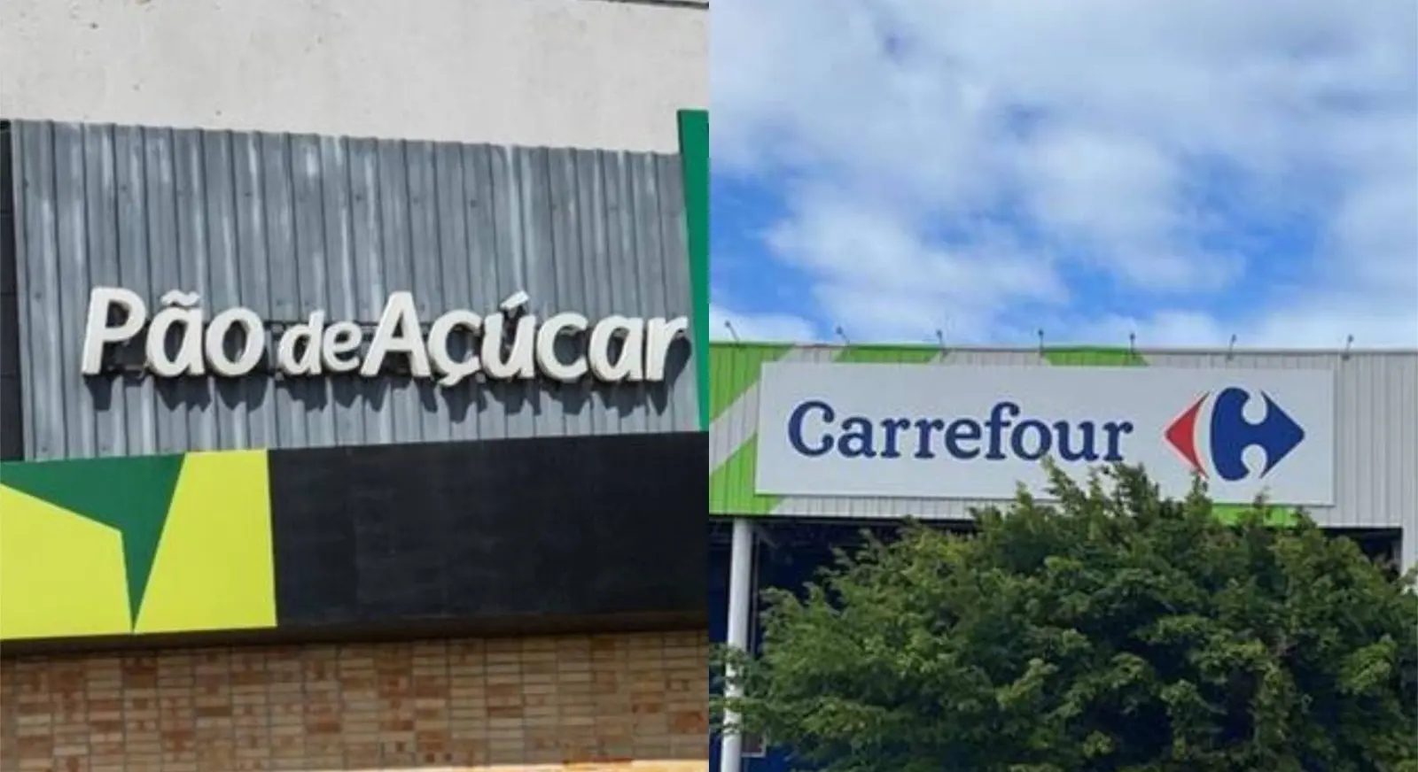 Pão de Açúcar e Carrefour