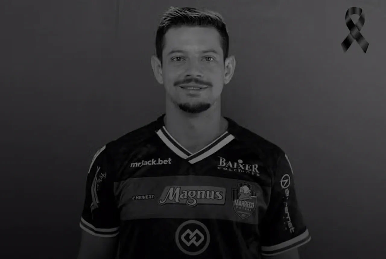O Marreco Futsal fez homenagens ao jogador André Augusto Pereira